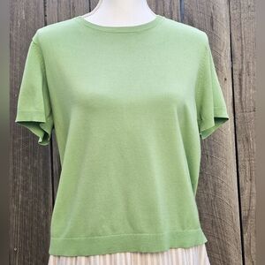Lands Ending Green XL Short Sleeve